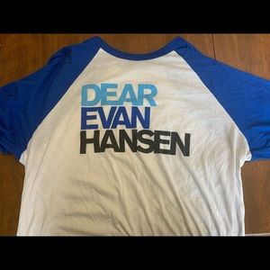 Blue Dear Evan Hansen Baseball Tee